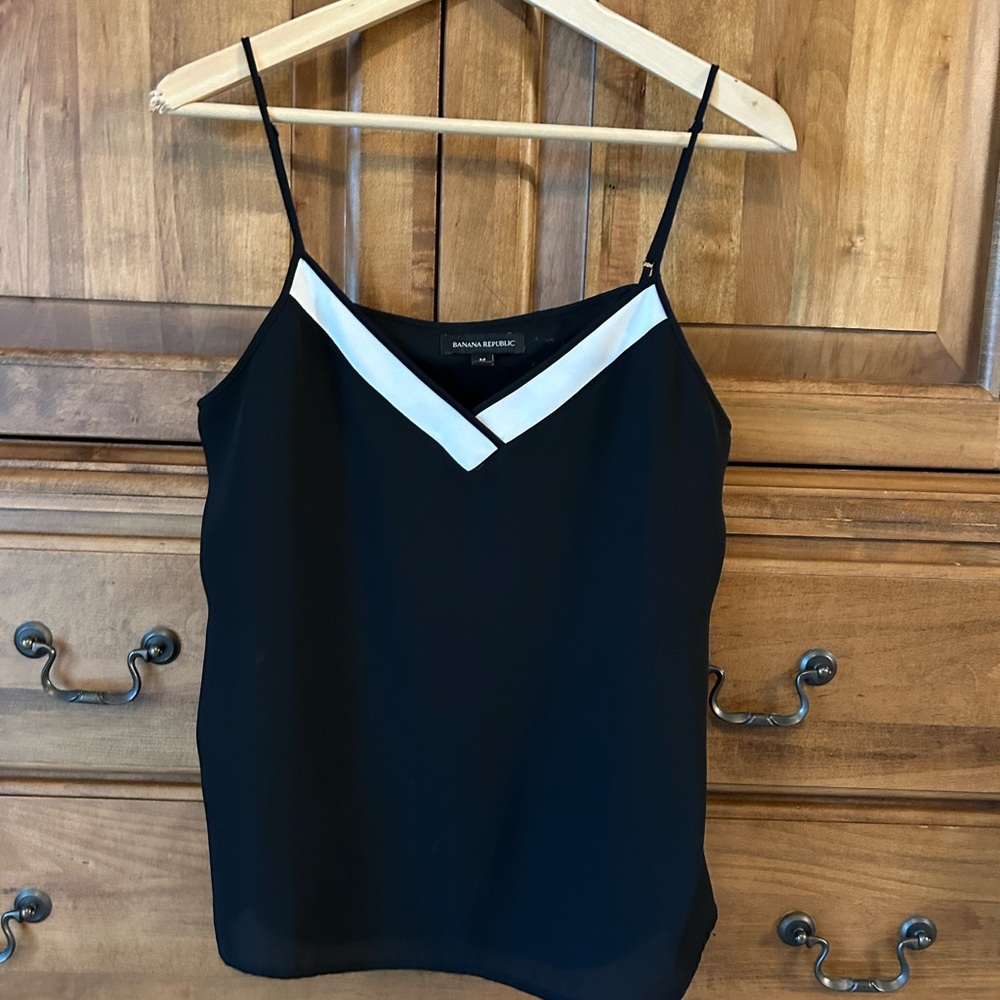 Banana Republic Black and White Camisole